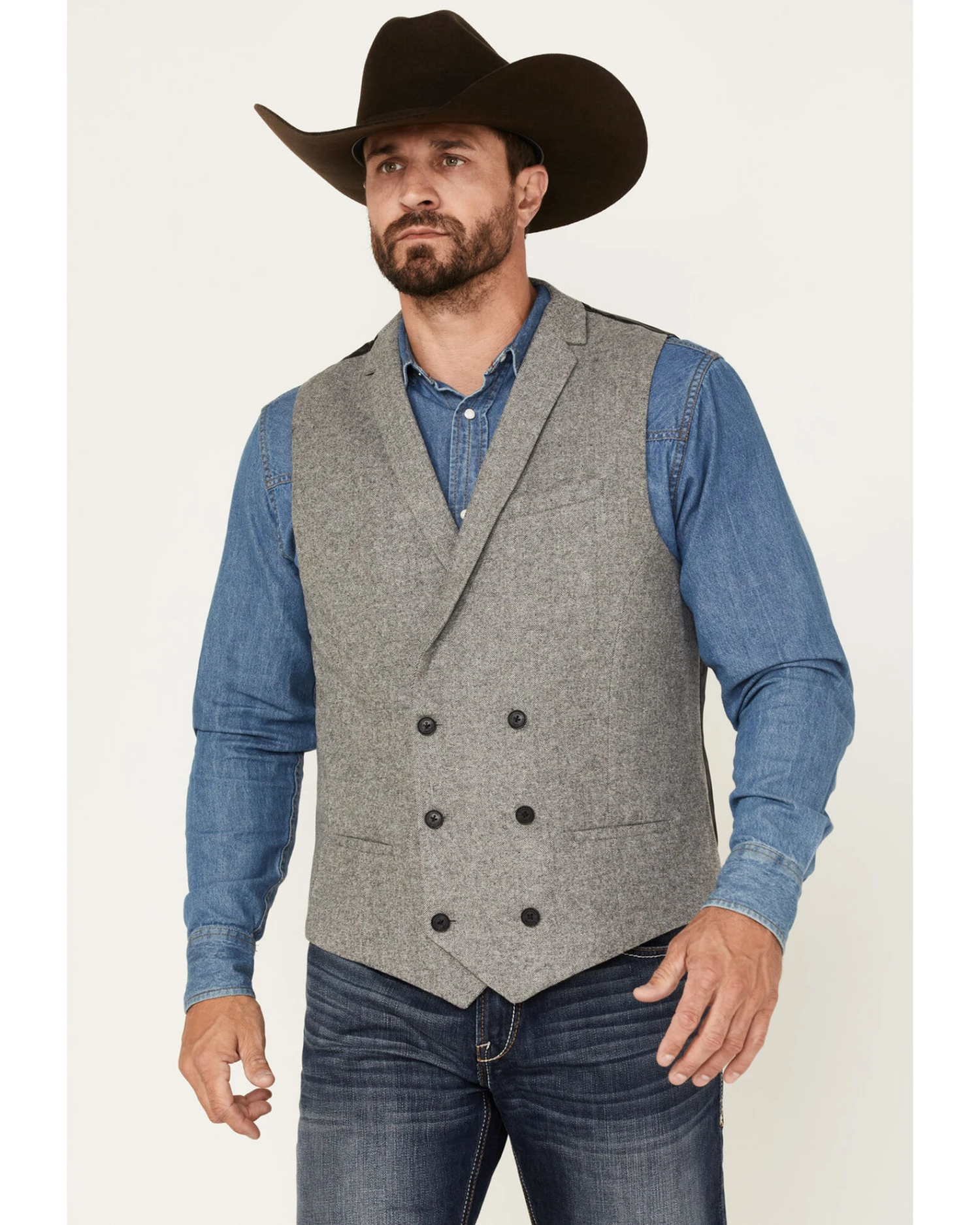 Cody James Men's Herringbone Vest 3 Cody James Men's Herringbone Vest
