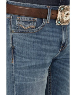 Cody James Men's Light A Shuck Medium Wash Relaxed Bootcut Stretch Denim Jeans  -Cody James 2000381085 413 P2