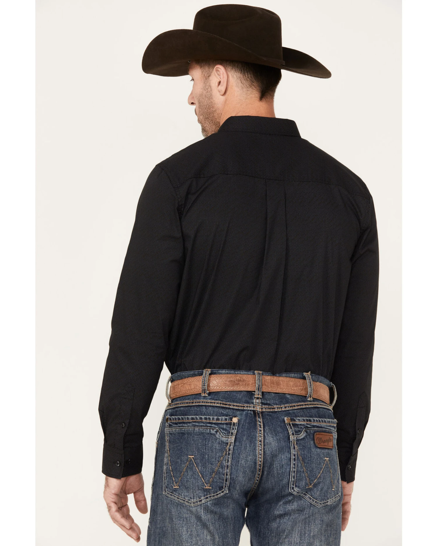 Cody James Men's Bedrock Solid Long Sleeve Stretch Button-Down Western Shirt 6 Cody James Men's Bedrock Solid Long Sleeve Stretch Button-Down Western Shirt - Image 4