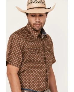 Cody James Men's Rabbit Foot Geo Print Short Sleeve Snap Western Shirt 7 Cody James Men's Rabbit Foot Geo Print Short Sleeve Snap Western Shirt -Cody James 2000383152 201 P2