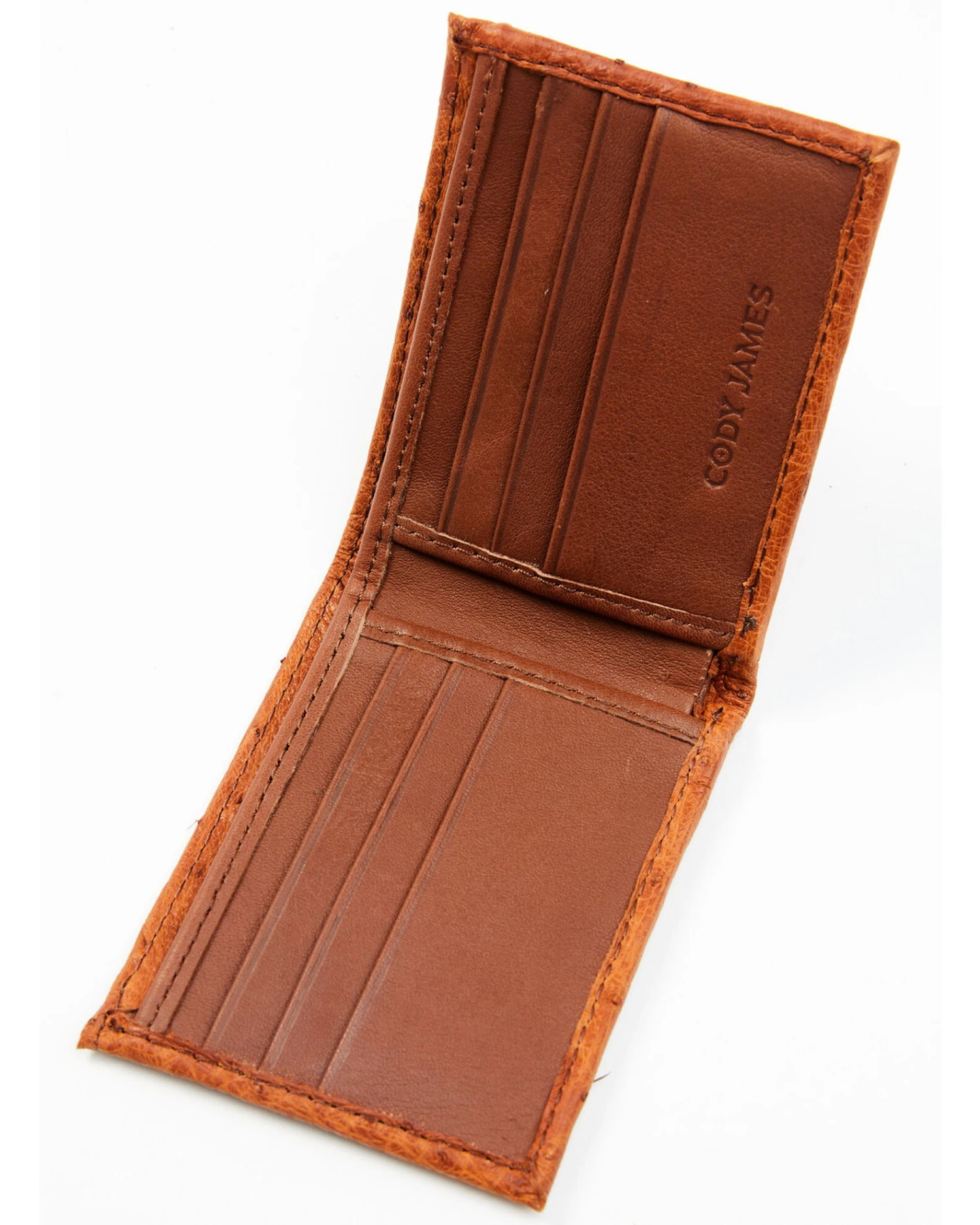 Cody James Men's Bi-Fold Ostrich Wallet 4 Cody James Men's Bi-Fold Ostrich Wallet - Image 2