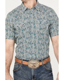 Cody James Men's Crazy Days Paisley Print Short Sleeve Western Snap Shirt 8 Cody James Men's Crazy Days Paisley Print Short Sleeve Western Snap Shirt -Cody James 2000385970 300 P3