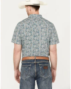 Cody James Men's Crazy Days Paisley Print Short Sleeve Western Snap Shirt 9 Cody James Men's Crazy Days Paisley Print Short Sleeve Western Snap Shirt -Cody James 2000385970 300 P4