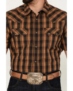 Cody James Men's Caliente Small Plaid Print Short Sleeve Western Snap Shirt 8 Cody James Men's Caliente Small Plaid Print Short Sleeve Western Snap Shirt -Cody James 2000385977 440 P3