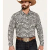 Cody James Men's Mamba Paisley Print Long Sleeve Western Snap Shirt -Cody James 2000386050 001 P1