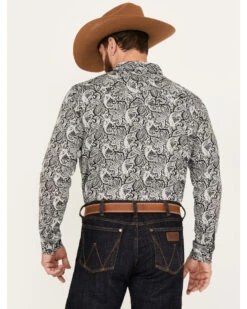 Cody James Men's Mamba Paisley Print Long Sleeve Western Snap Shirt 9 Cody James Men's Mamba Paisley Print Long Sleeve Western Snap Shirt -Cody James 2000386050 001 P4