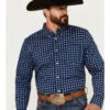 Cody James Men's Rough Road Geo Print Long Sleeve Stretch Button-Down Western Shirt - Big 1 Cody James Men's Rough Road Geo Print Long Sleeve Stretch Button-Down Western Shirt - Big -Cody James 2000386103 410 P1