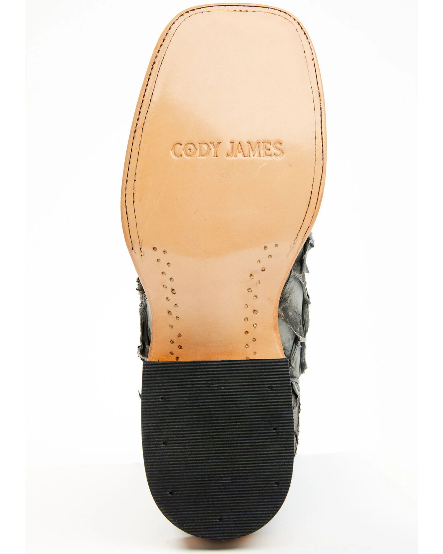 Cody James Men's Exotic Pirarucu Western Boots - Broad Square Toe 9 Cody James Men's Exotic Pirarucu Western Boots - Broad Square Toe - Image 7